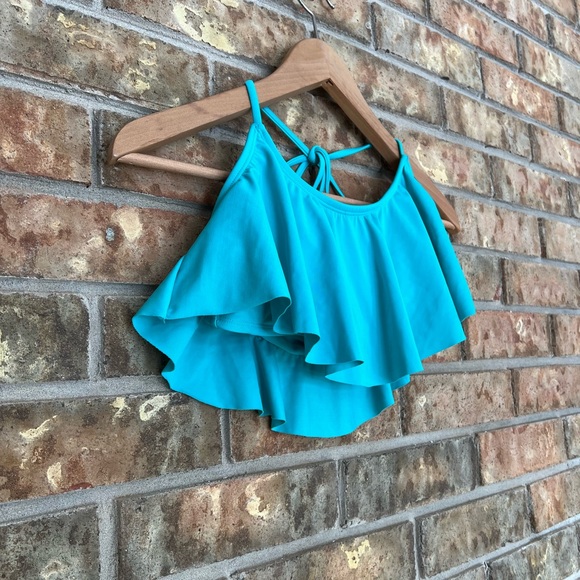 George Teal Bathing Suit Top - Picture 2 of 7